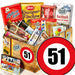 Zahl 51 - Süßigkeiten Set DDR L - Ossiladen I Ostprodukte Versand