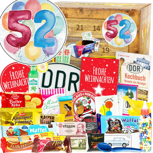 Zahl 52 - Adventskalender DDR - Ossiladen I Ostprodukte Versand