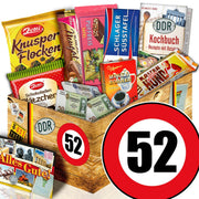 Zahl 52 - Geschenkset Ostpaket "Schokoladenbox M" - Ossiladen I Ostprodukte Versand