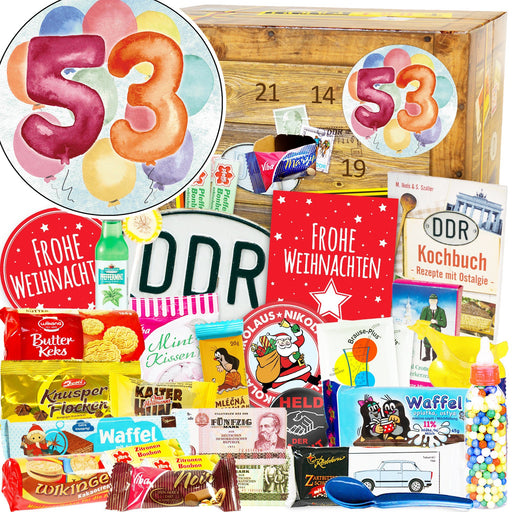 Zahl 53 - Adventskalender DDR - Ossiladen I Ostprodukte Versand