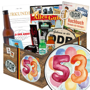 Zahl 53 - Geschenkset Ostpaket "Männer Box" - Ossiladen I Ostprodukte Versand