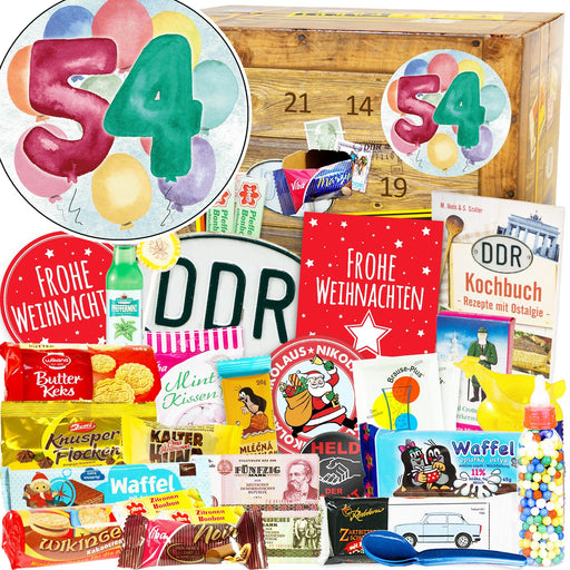 Zahl 54 - Adventskalender DDR - Ossiladen I Ostprodukte Versand