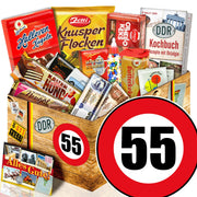 Zahl 55 - Süßigkeiten Set DDR L - Ossiladen I Ostprodukte Versand
