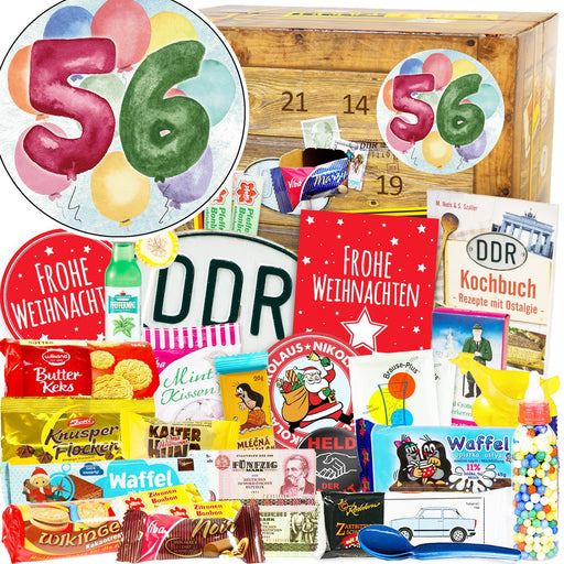 Zahl 56 - Adventskalender DDR - Ossiladen I Ostprodukte Versand