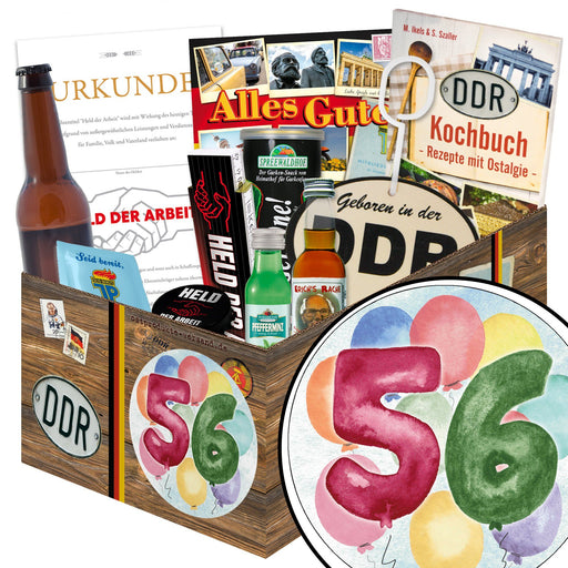 Zahl 56 - Geschenkset Ostpaket "Männer Box" - Ossiladen I Ostprodukte Versand