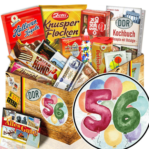 Zahl 56 - Süßigkeiten Set DDR L - Ossiladen I Ostprodukte Versand
