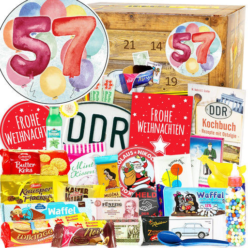 Zahl 57 - Adventskalender DDR - Ossiladen I Ostprodukte Versand