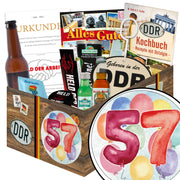 Zahl 57 - Geschenkset Ostpaket "Männer Box" - Ossiladen I Ostprodukte Versand