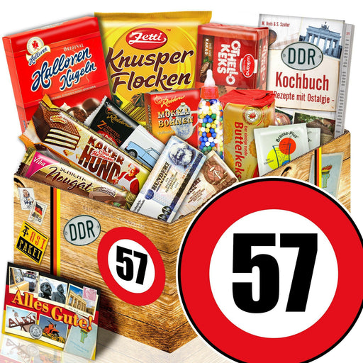 Zahl 57 - Süßigkeiten Set DDR L - Ossiladen I Ostprodukte Versand
