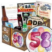 Zahl 58 - Geschenkset Ostpaket "Männer Box" - Ossiladen I Ostprodukte Versand