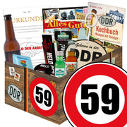 Zahl 59 - Geschenkset Ostpaket "Männer Box" - Ossiladen I Ostprodukte Versand