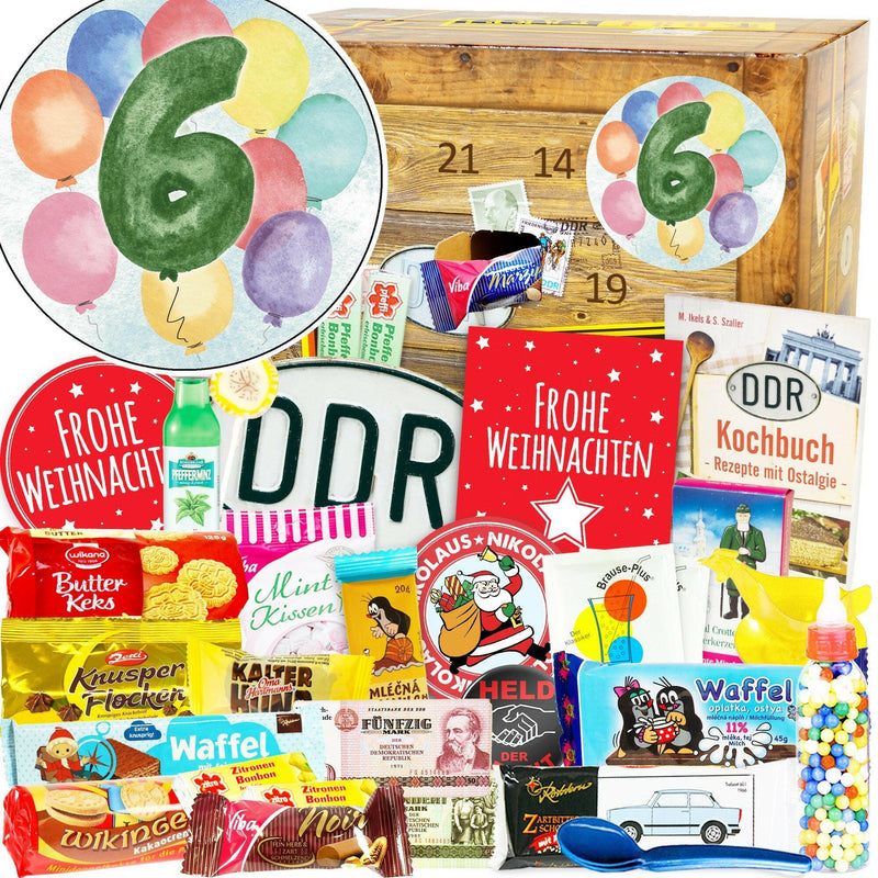 Zahl 6 - Adventskalender DDR - Ossiladen I Ostprodukte Versand