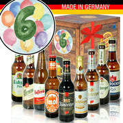 Zahl 6 - Geschenkbox "Ostbiere" 9er Set - Ossiladen I Ostprodukte Versand