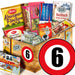 Zahl 6 - Geschenkset Ostpaket "Schokoladenbox M" - Ossiladen I Ostprodukte Versand