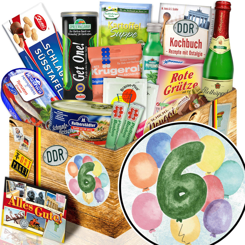 Zahl 6 - Spezialitäten Set M - Ossiladen I Ostprodukte Versand