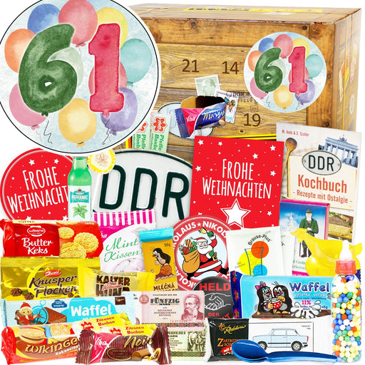Zahl 61 - Adventskalender DDR - Ossiladen I Ostprodukte Versand