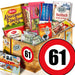 Zahl 61 - Geschenkset Ostpaket "Schokoladenbox M" - Ossiladen I Ostprodukte Versand