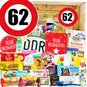Zahl 62 - DDR Adventskalender - Ossiladen I Ostprodukte Versand