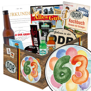 Zahl 63 - Geschenkset Ostpaket "Männer Box" - Ossiladen I Ostprodukte Versand