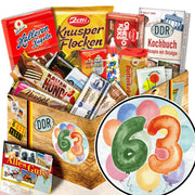 Zahl 63 - Süßigkeiten Set DDR L - Ossiladen I Ostprodukte Versand