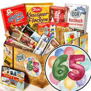 Zahl 65 - Süßigkeiten Set DDR L - Ossiladen I Ostprodukte Versand