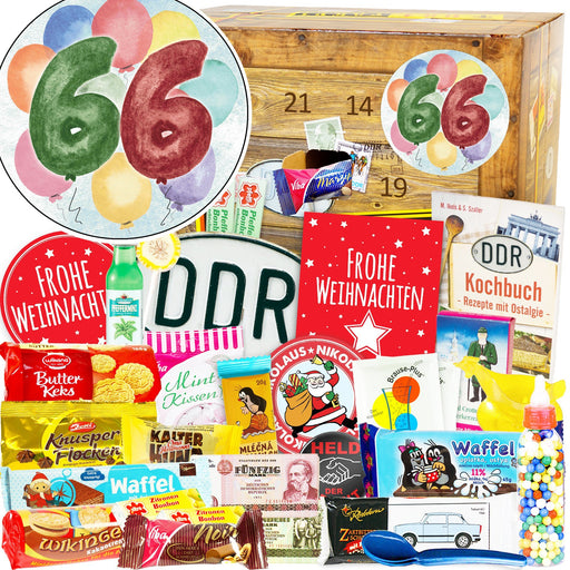 Zahl 66 - Adventskalender DDR - Ossiladen I Ostprodukte Versand