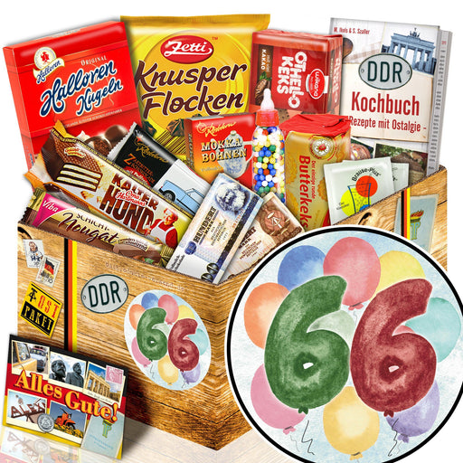 Zahl 66 - Süßigkeiten Set DDR L - Ossiladen I Ostprodukte Versand