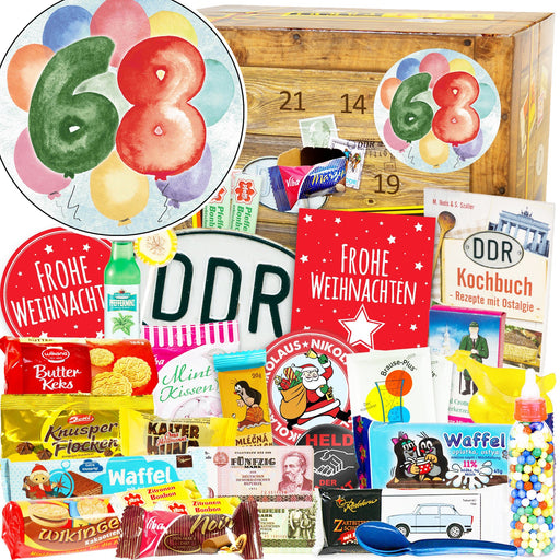 Zahl 68 - Adventskalender DDR - Ossiladen I Ostprodukte Versand
