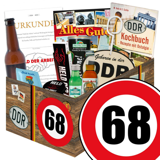 Zahl 68 - Geschenkset Ostpaket "Männer Box" - Ossiladen I Ostprodukte Versand