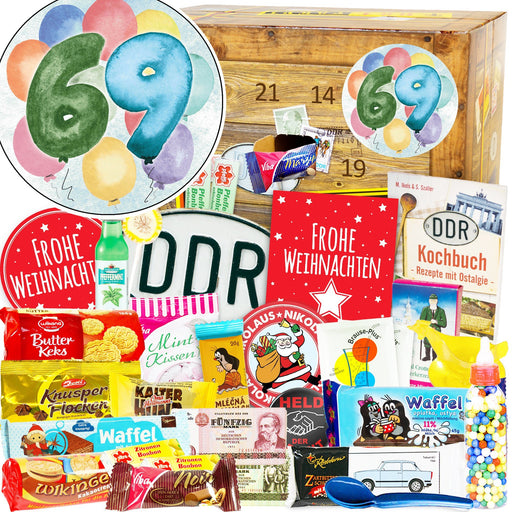 Zahl 69 - Adventskalender DDR - Ossiladen I Ostprodukte Versand