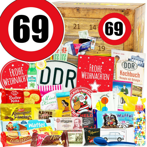 Zahl 69 - DDR Adventskalender - Ossiladen I Ostprodukte Versand