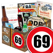 Zahl 69 - Geschenkset Ostpaket "Männer Box" - Ossiladen I Ostprodukte Versand