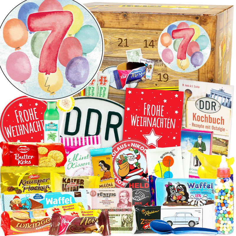 Zahl 7 - Adventskalender DDR - Ossiladen I Ostprodukte Versand