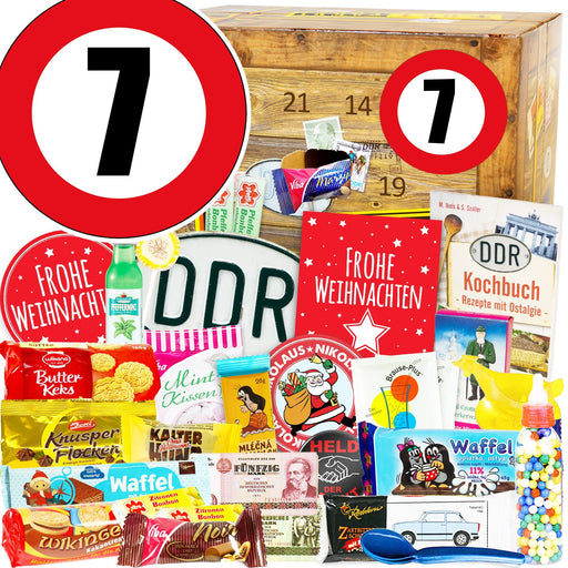 Zahl 7 - DDR Adventskalender - Ossiladen I Ostprodukte Versand