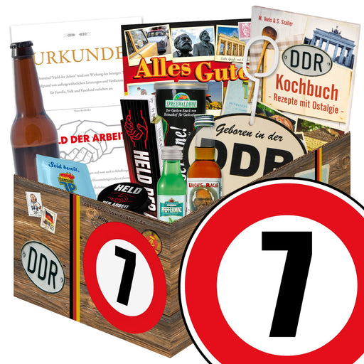 Zahl 7 - Geschenkset Ostpaket "Männer Box" - Ossiladen I Ostprodukte Versand