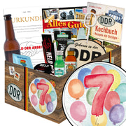 Zahl 7 - Geschenkset Ostpaket "Männer Box" - Ossiladen I Ostprodukte Versand