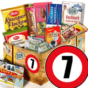 Zahl 7 - Geschenkset Ostpaket "Schokoladenbox M" - Ossiladen I Ostprodukte Versand