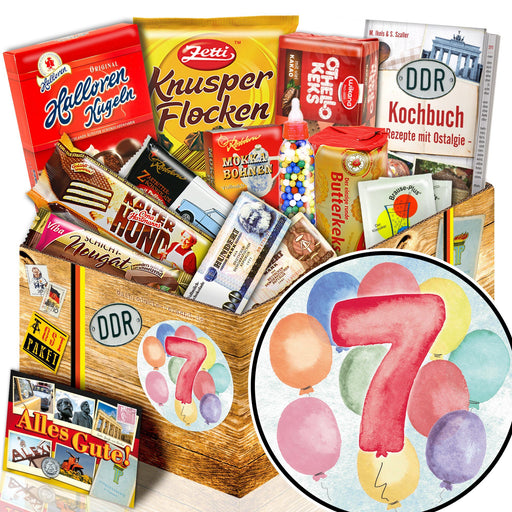 Zahl 7 - Süßigkeiten Set DDR L - Ossiladen I Ostprodukte Versand