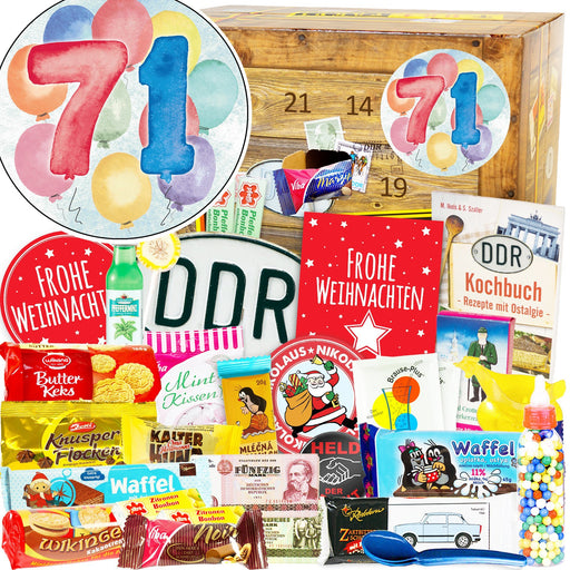 Zahl 71 - Adventskalender DDR - Ossiladen I Ostprodukte Versand