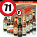 Zahl 71 - Bier Geschenk "Ostbiere" 9er Set - Ossiladen I Ostprodukte Versand