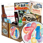 Zahl 71 - Geschenkset Ostpaket "Männer Box" - Ossiladen I Ostprodukte Versand