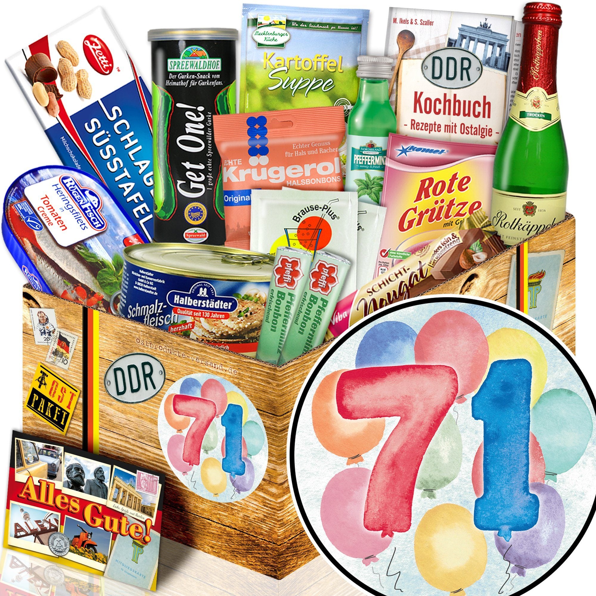 Zahl 71 - Spezialitäten Set M - Ossiladen I Ostprodukte Versand