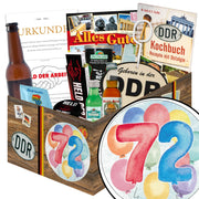 Zahl 72 - Geschenkset Ostpaket "Männer Box" - Ossiladen I Ostprodukte Versand