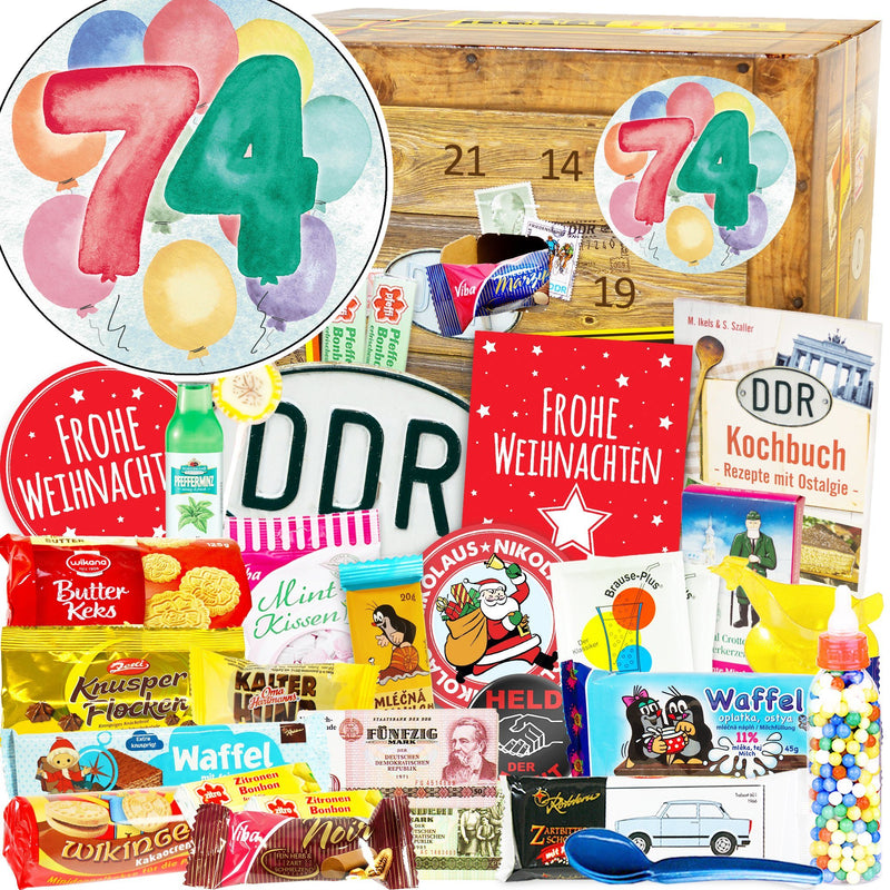 Zahl 74 - Adventskalender DDR - Ossiladen I Ostprodukte Versand