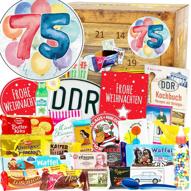 Zahl 75 - Adventskalender DDR - Ossiladen I Ostprodukte Versand