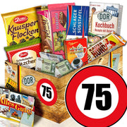 Zahl 75 - Geschenkset Ostpaket "Schokoladenbox M" - Ossiladen I Ostprodukte Versand