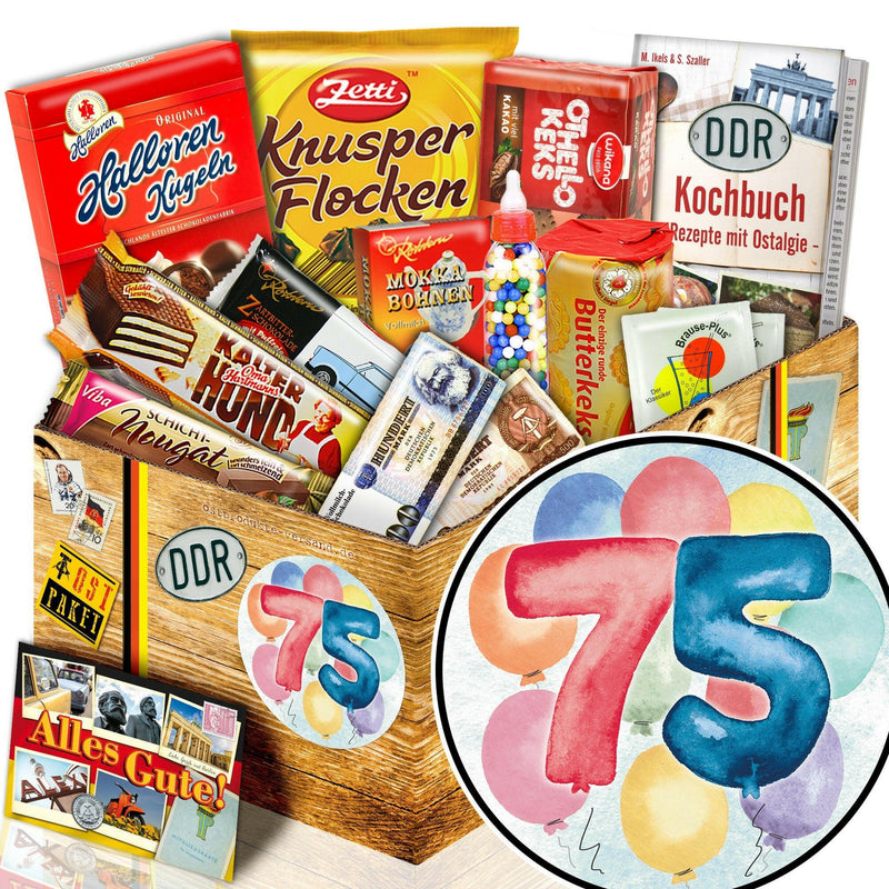 Zahl 75 - Süßigkeiten Set DDR L - Ossiladen I Ostprodukte Versand