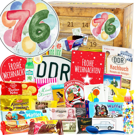 Zahl 76 - Adventskalender DDR - Ossiladen I Ostprodukte Versand