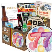 Zahl 77 - Geschenkset Ostpaket "Männer Box" - Ossiladen I Ostprodukte Versand