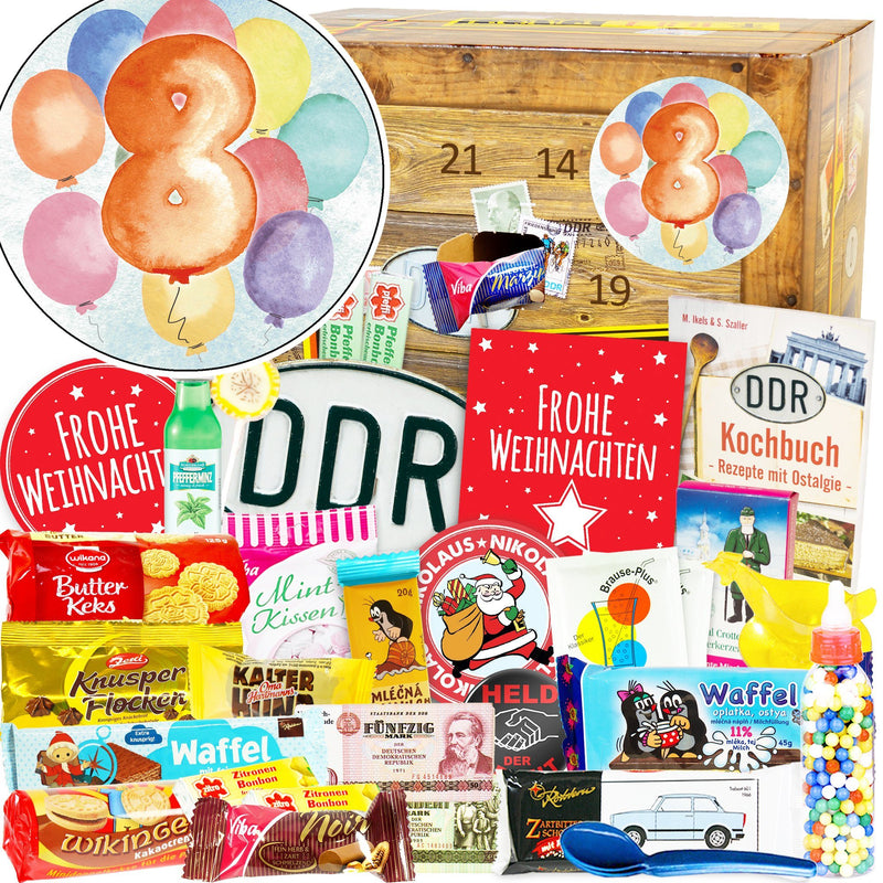 Zahl 8 - Adventskalender DDR - Ossiladen I Ostprodukte Versand